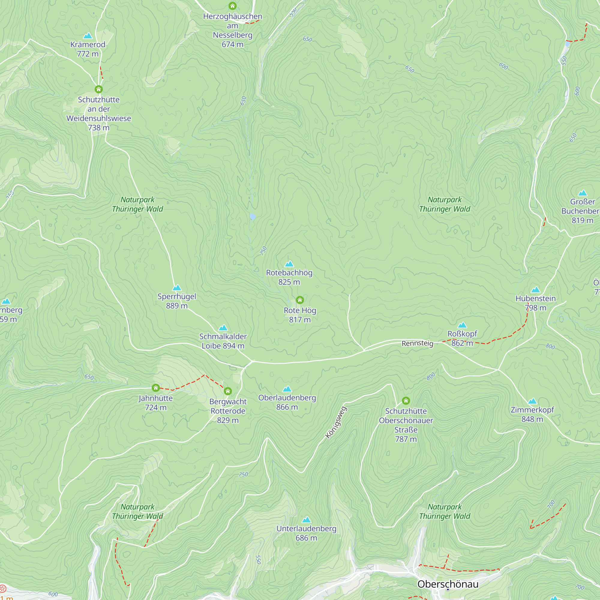 Rote Hög map