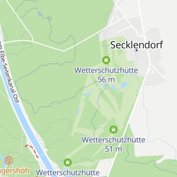 Map of Wetterschutzhütte