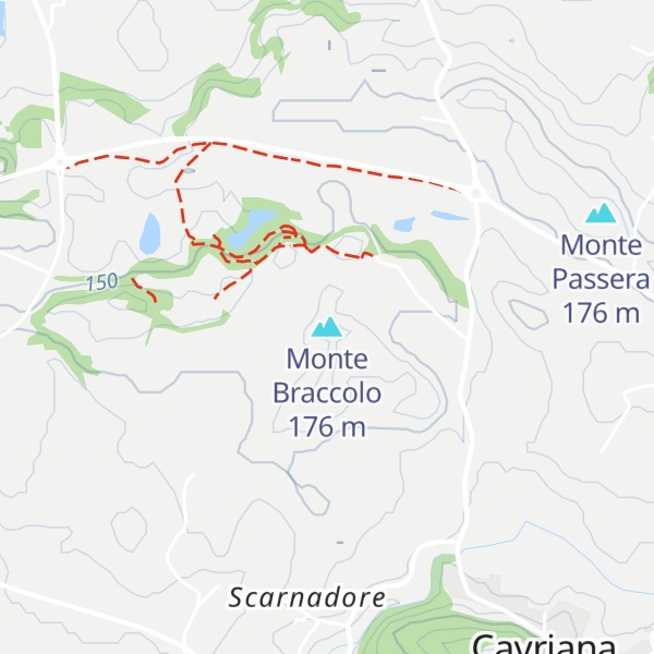 Map of Monte Braccolo