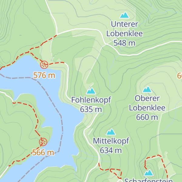 Map of Fohlenkopf