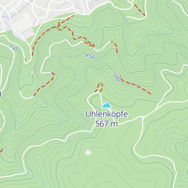 Map of Schutzhütte Kreuz-Uhlenklippe