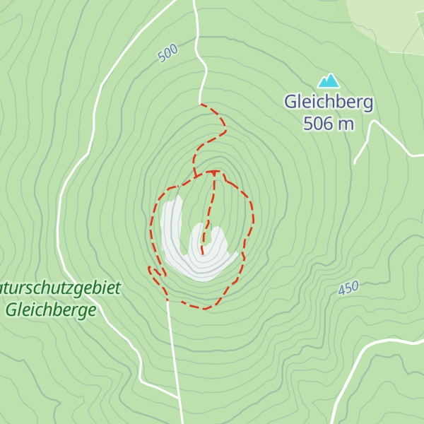 Map of Kleiner Gleichberg