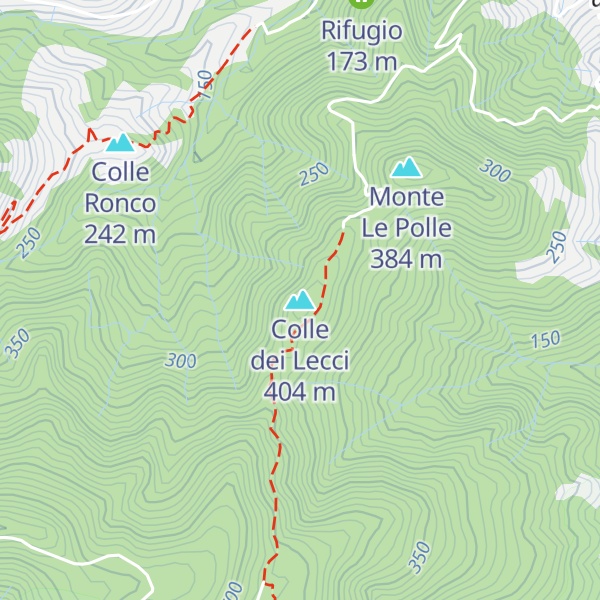 Map of Colle dei Lecci