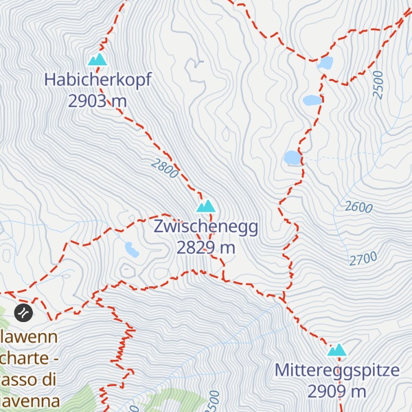 Map of Zwischenegg