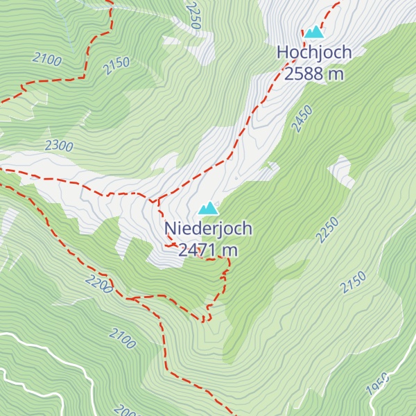 Map of Niederjoch