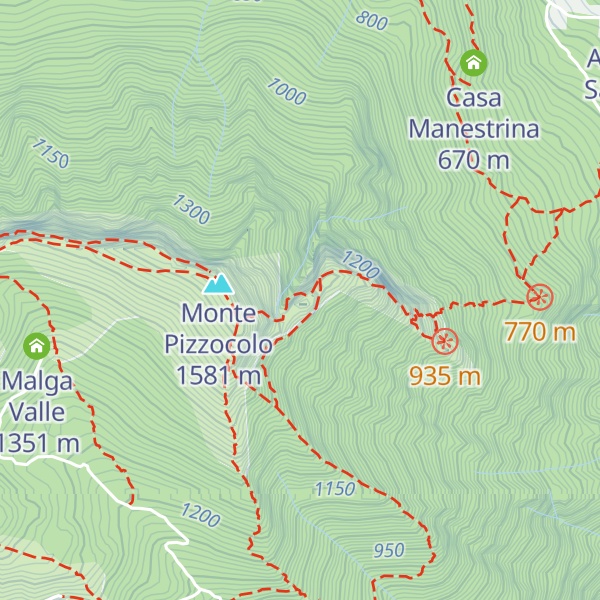 Map of Corna del Sera