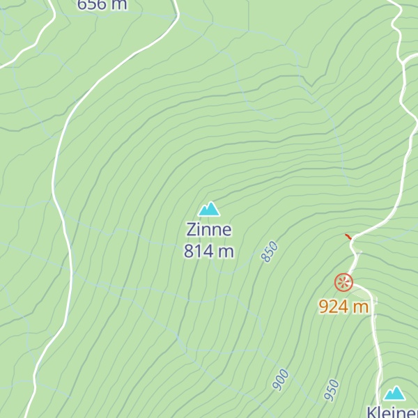 Map of Zinne
