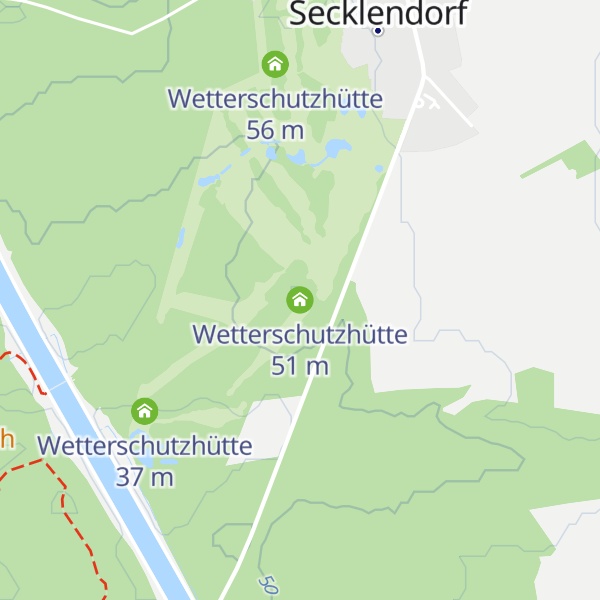 Map of Wetterschutzhütte