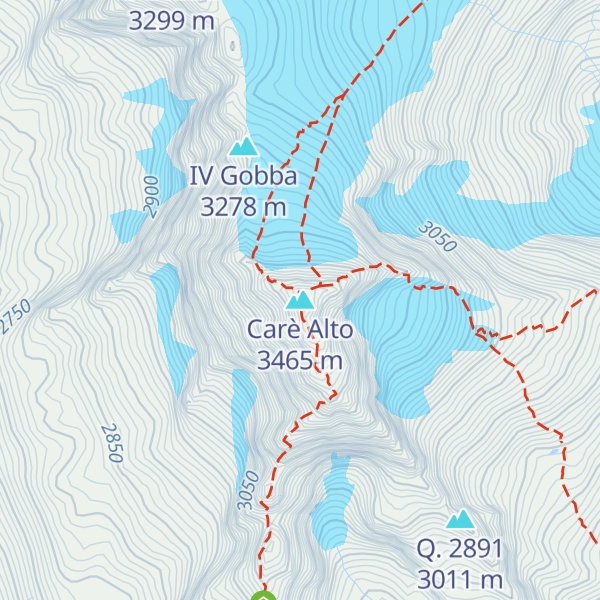 Map of Carè Alto