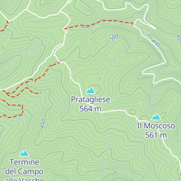Map of Pratagliese