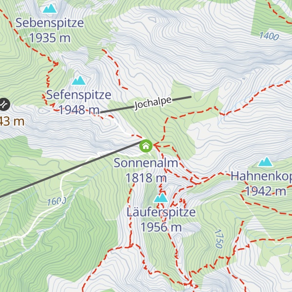 Map of Sonnenalm