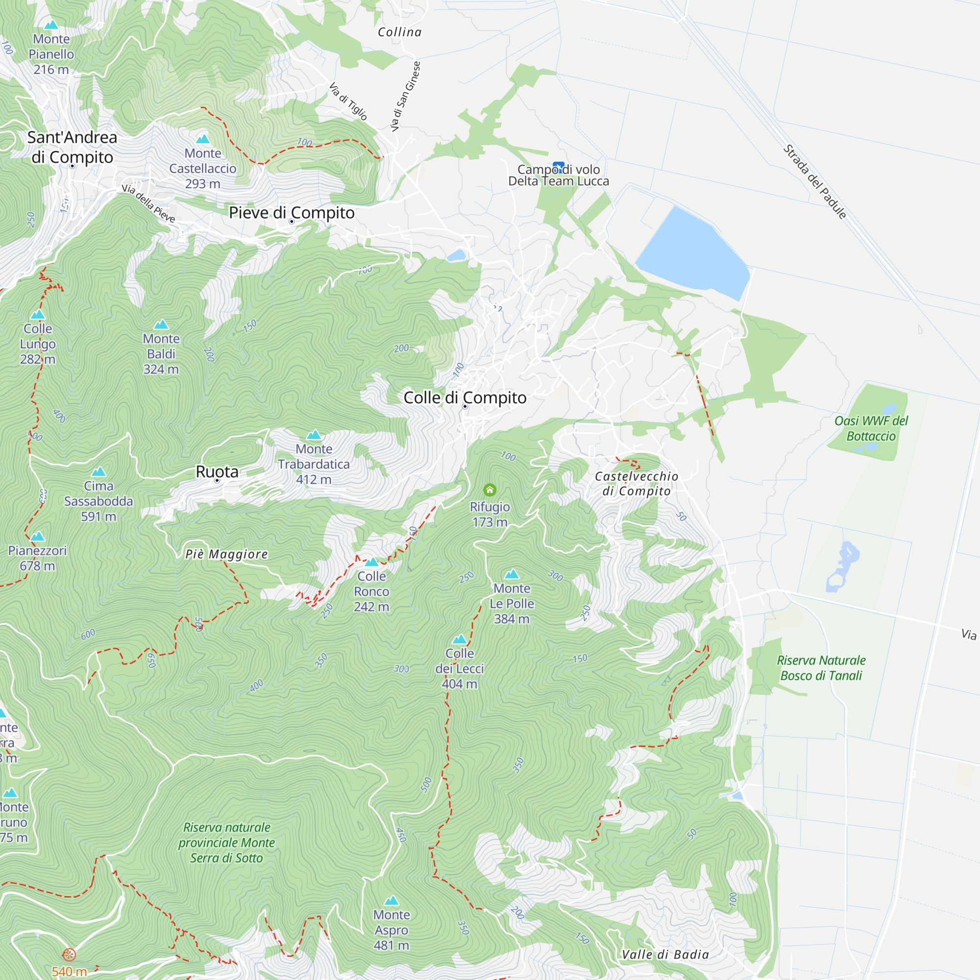 Rifugio map