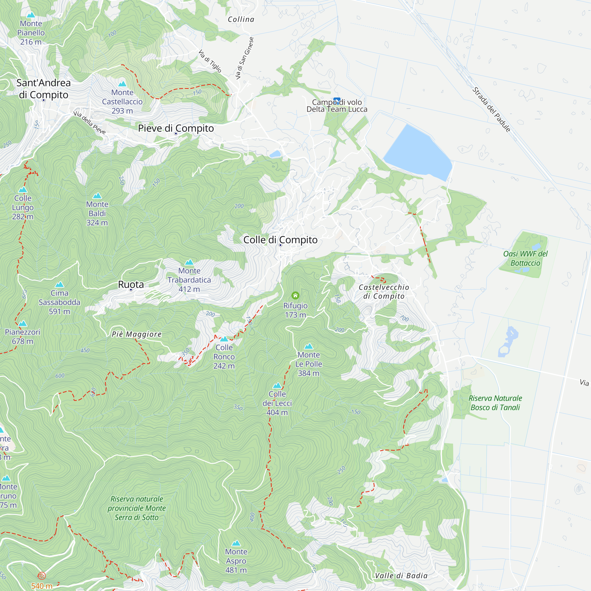 Rifugio map