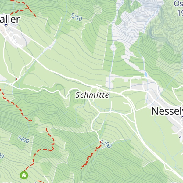 Map of Haldenseehaus