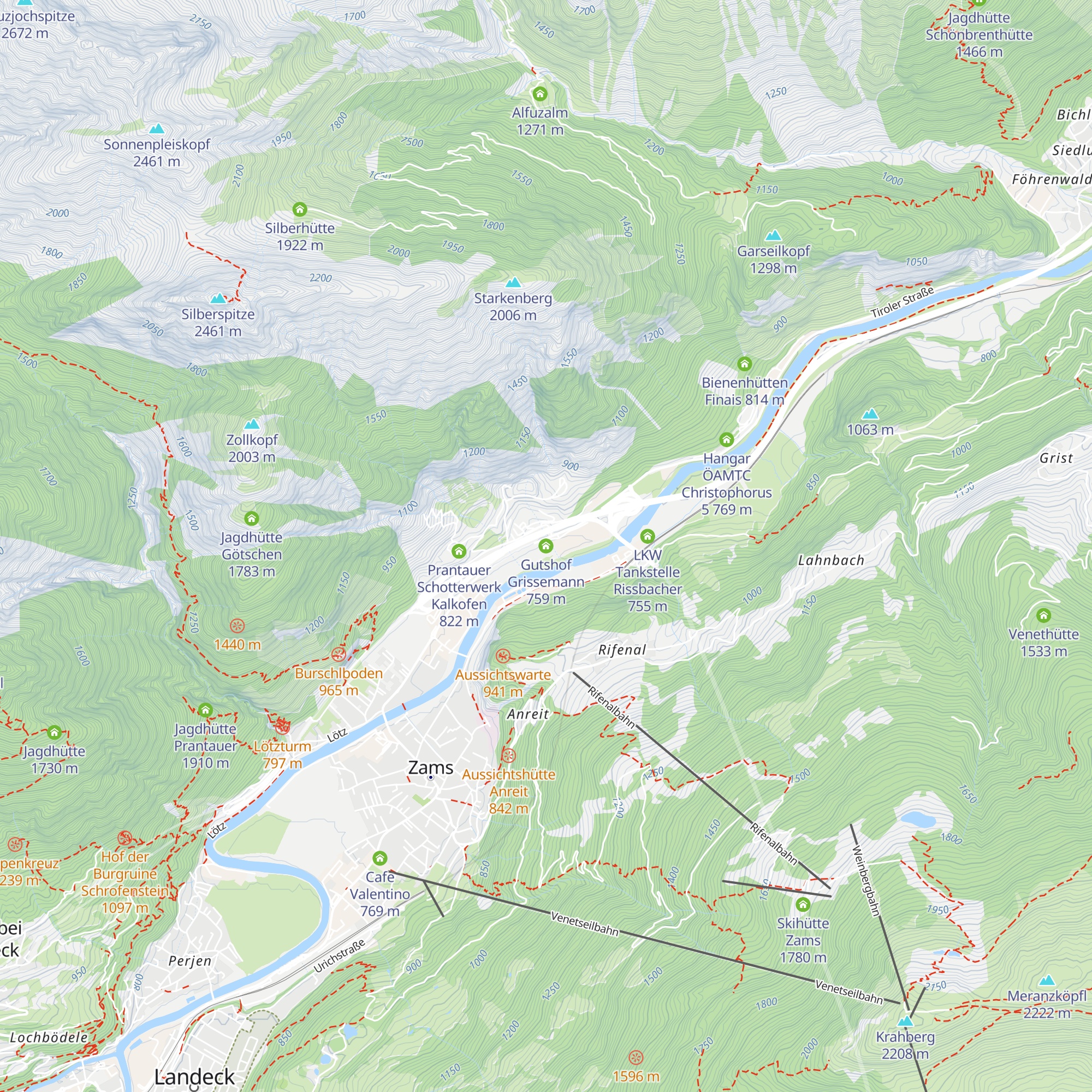 Gutshof Grissemann map
