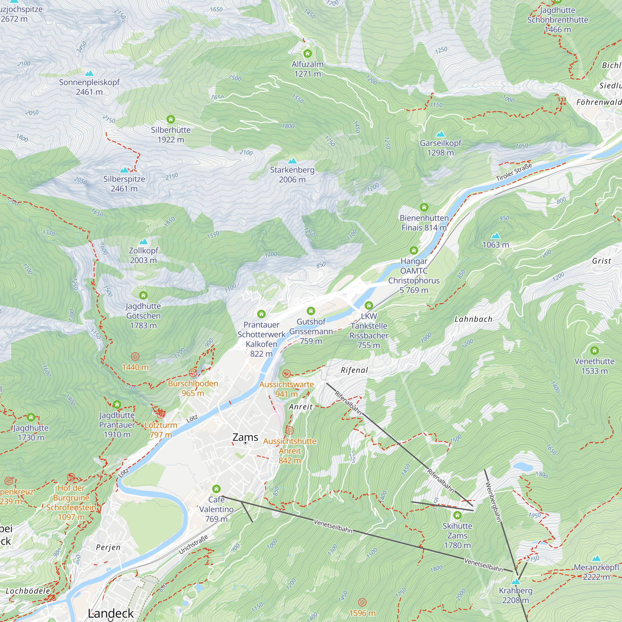 Gutshof Grissemann map