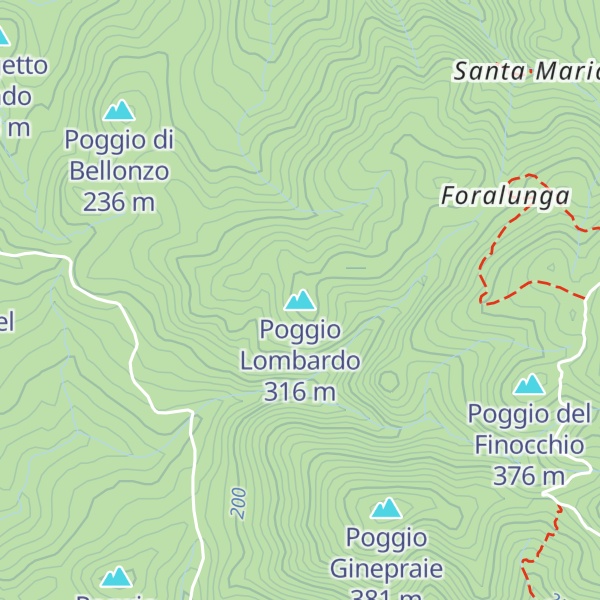 Map of Poggio Lombardo