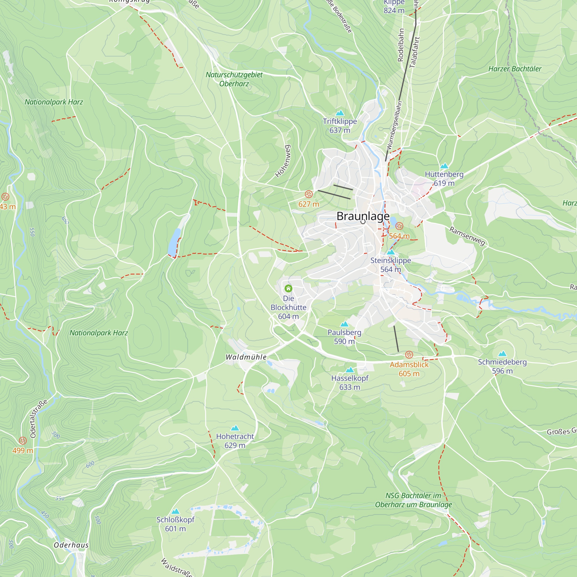 Die Blockhütte map