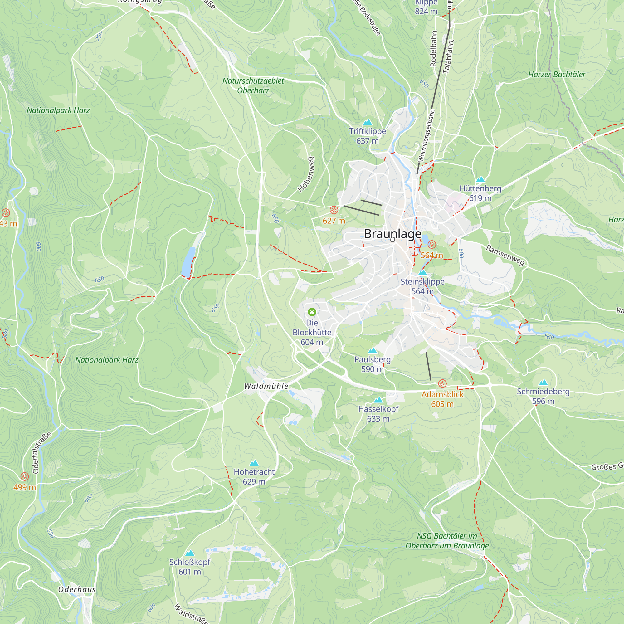 Die Blockhütte map