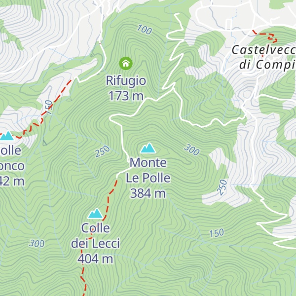 Map of Monte Le Polle