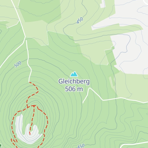 Map of Gleichberg