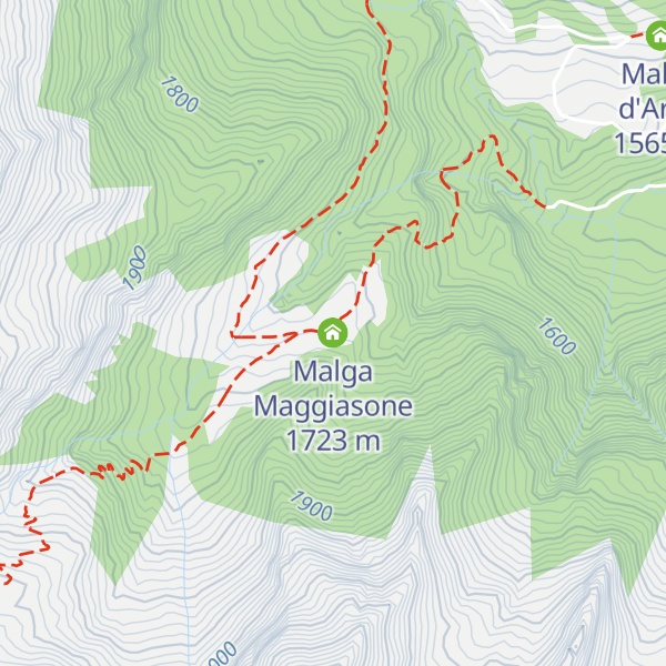 Map of Malga Maggiasone