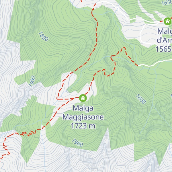 Map of La Cacciatora