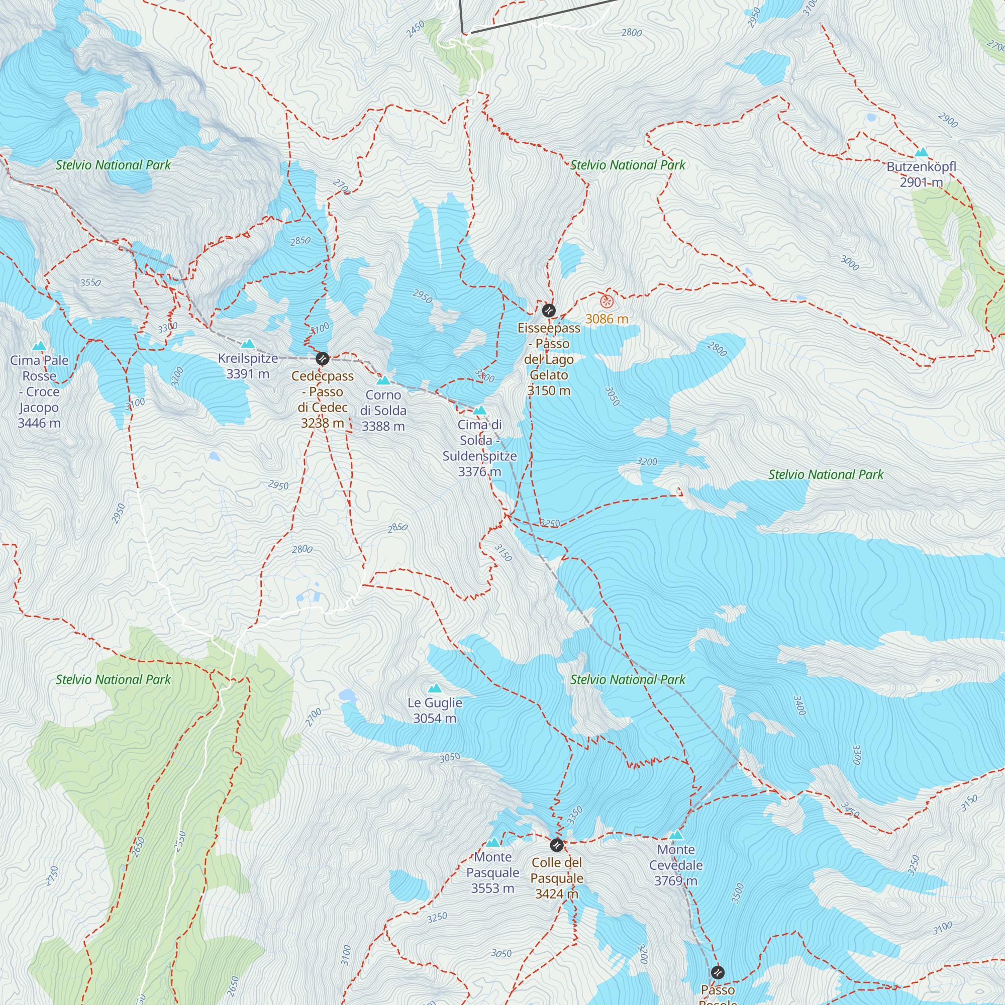 Rifugio Invernale Alessandro Guasti map