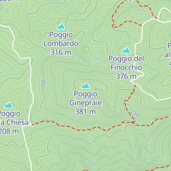 Map of Poggio Ginepraie