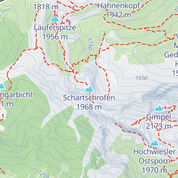 Map of Schartschrofen