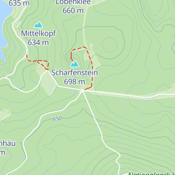 Map of Rasthütte Am Scharfenstein