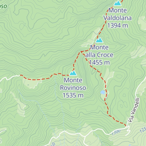 Map of Monte Rovinoso