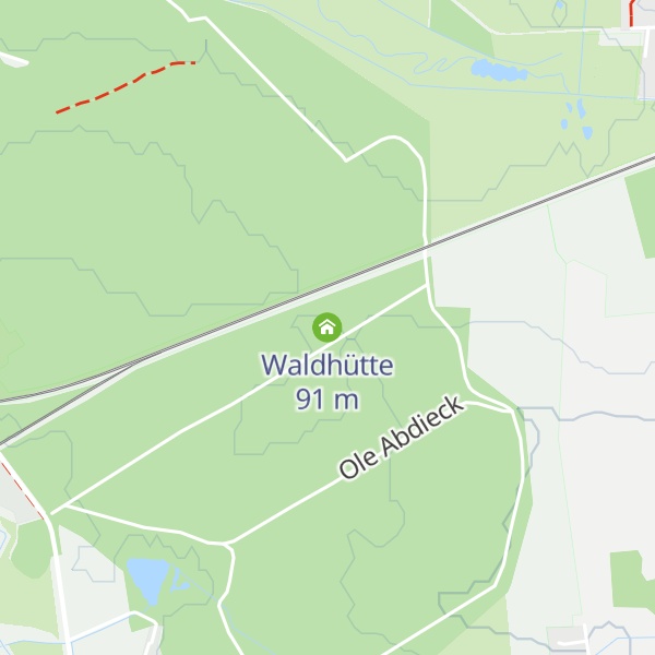 Map of Waldhütte