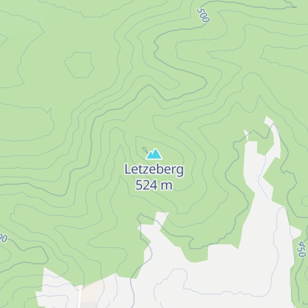 Map of Letzeberg
