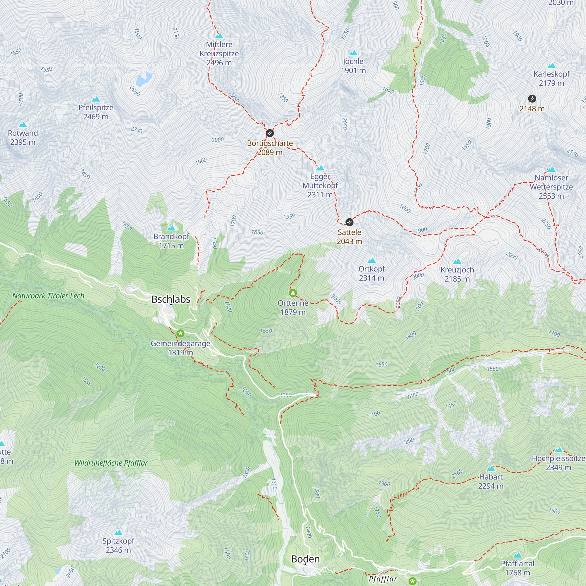 Orttenne map