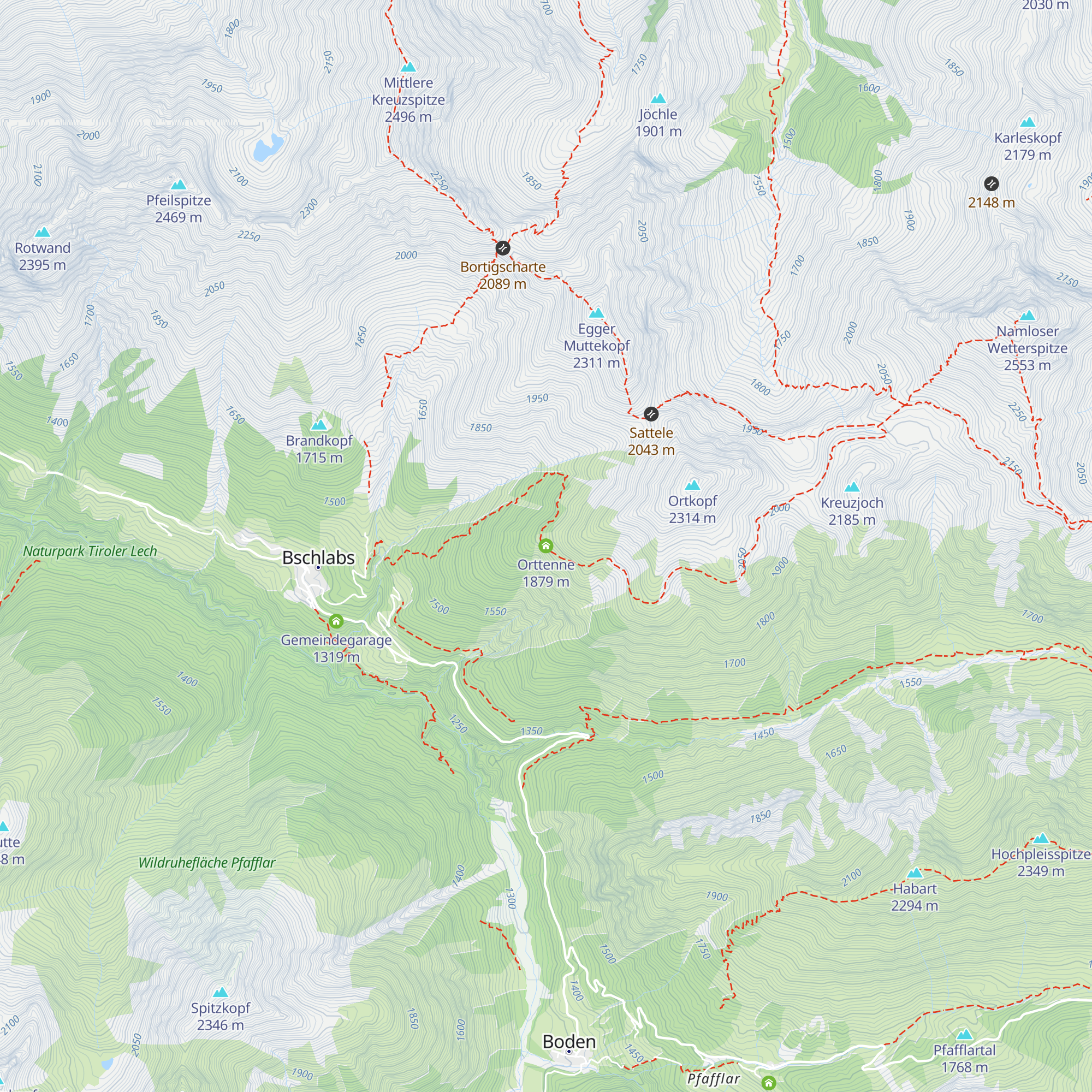 Orttenne map
