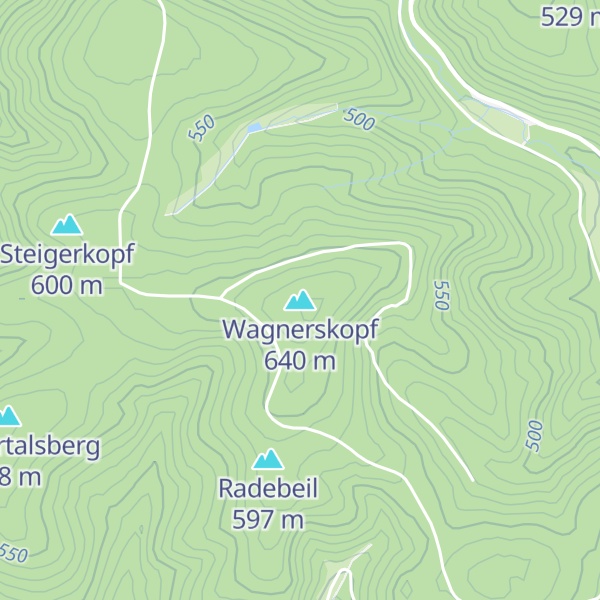 Map of Wagnerskopf