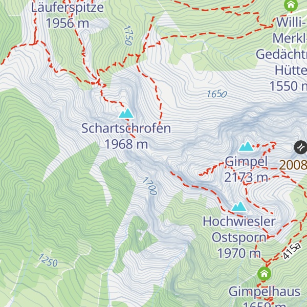 Map of Gilmenkopf