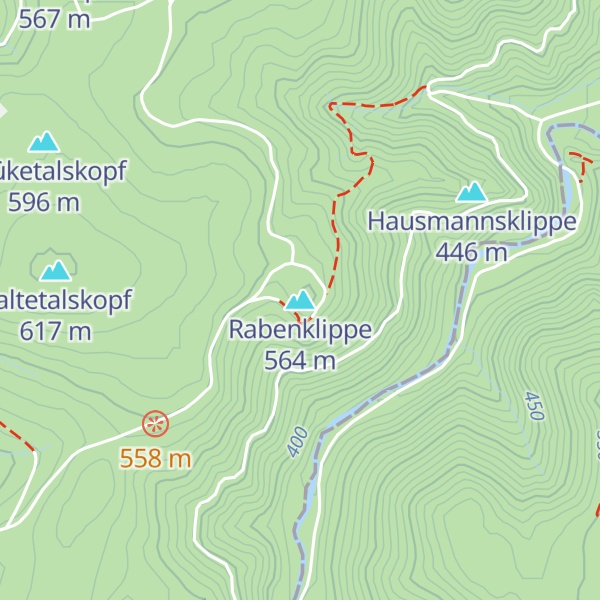 Map of Rabenklippe