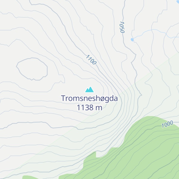 Map of Tromsneshøgda