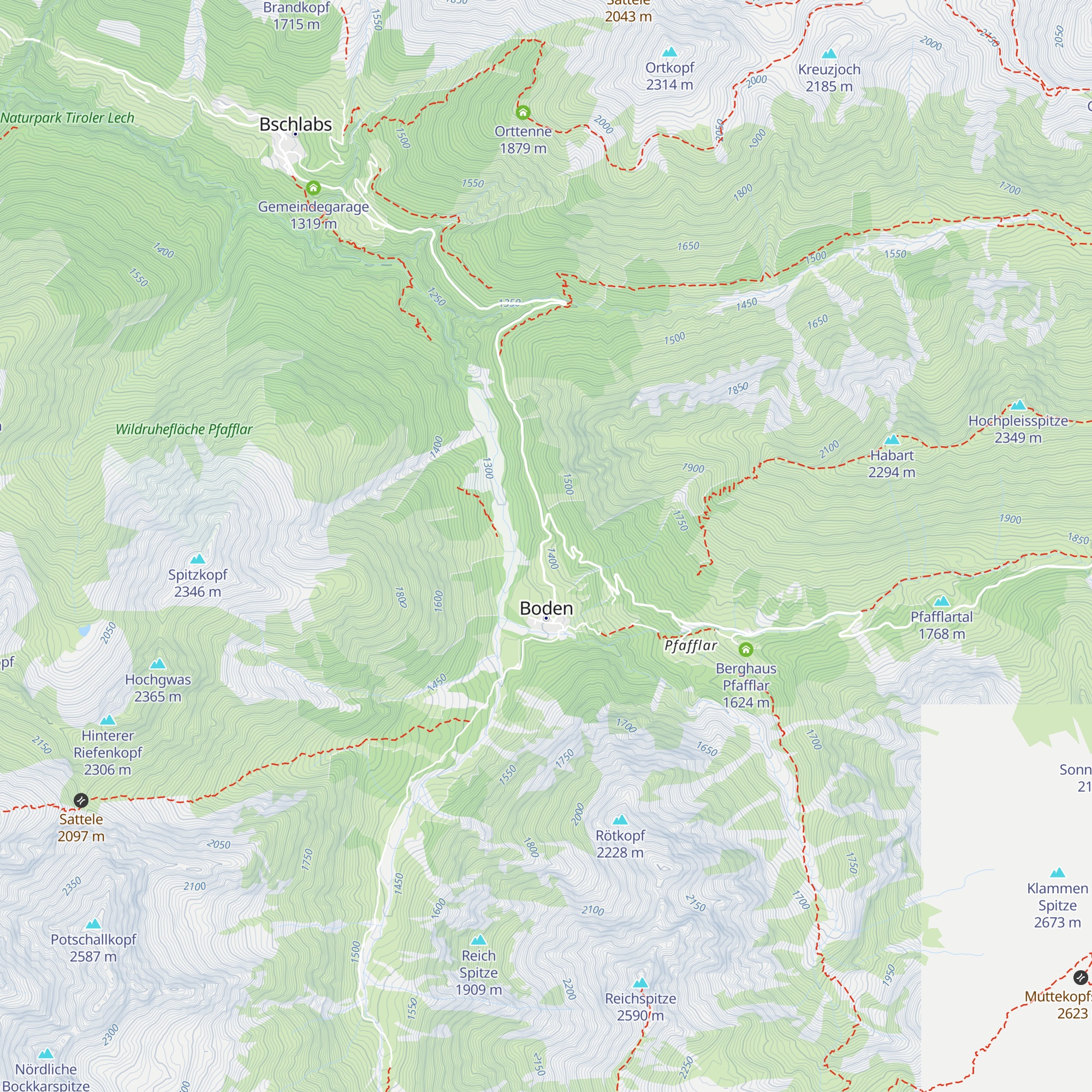 Haus Gabi map