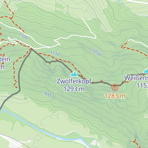 Map of Zwölferkopf