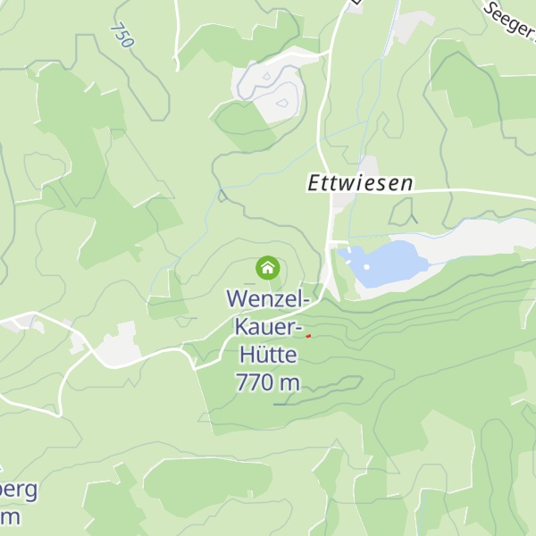 Map of Wenzel-Kauer-Hütte