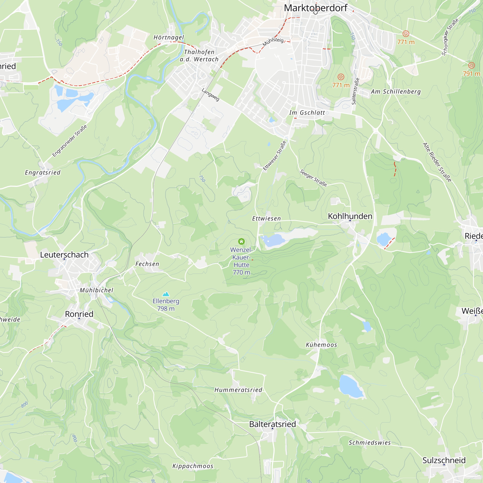 Wenzel-Kauer-Hütte map