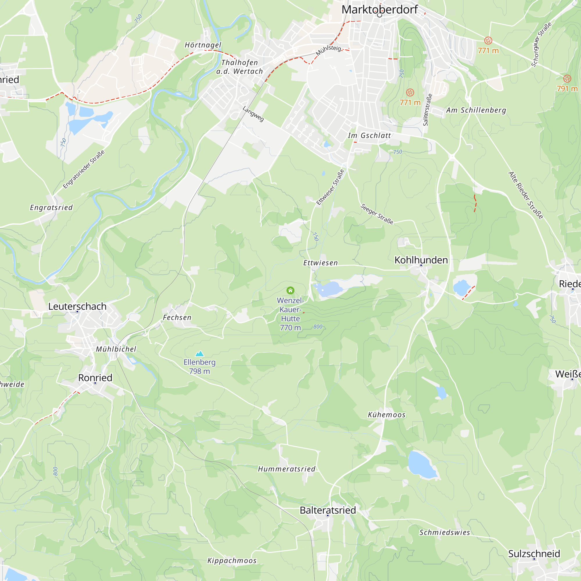 Wenzel-Kauer-Hütte map