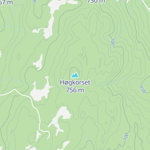 Map of Høgkorset