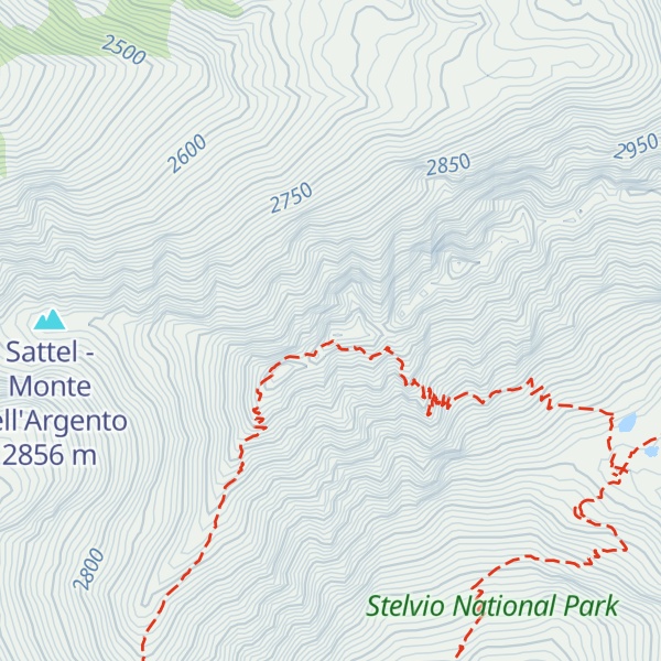 Map of Hinteres Schöneck - Dossobello di Dentro