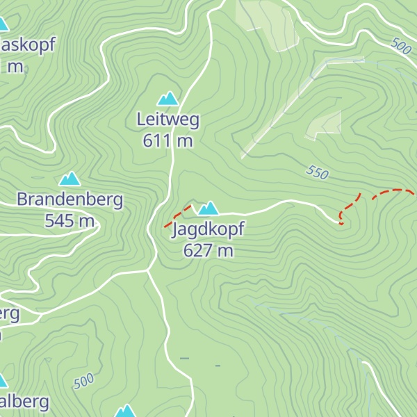 Map of Jagdkopf