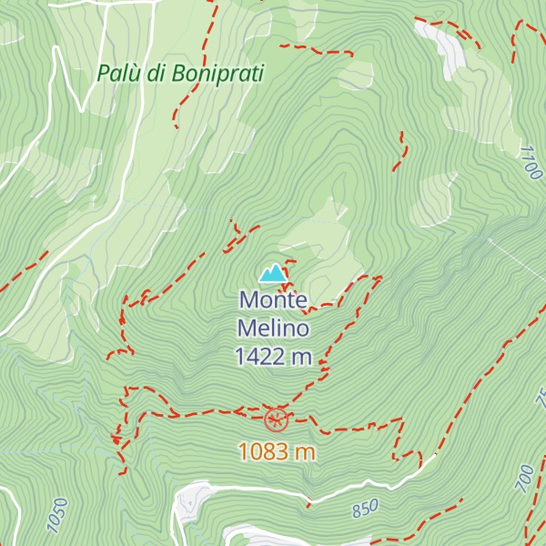 Map of Monte Melino
