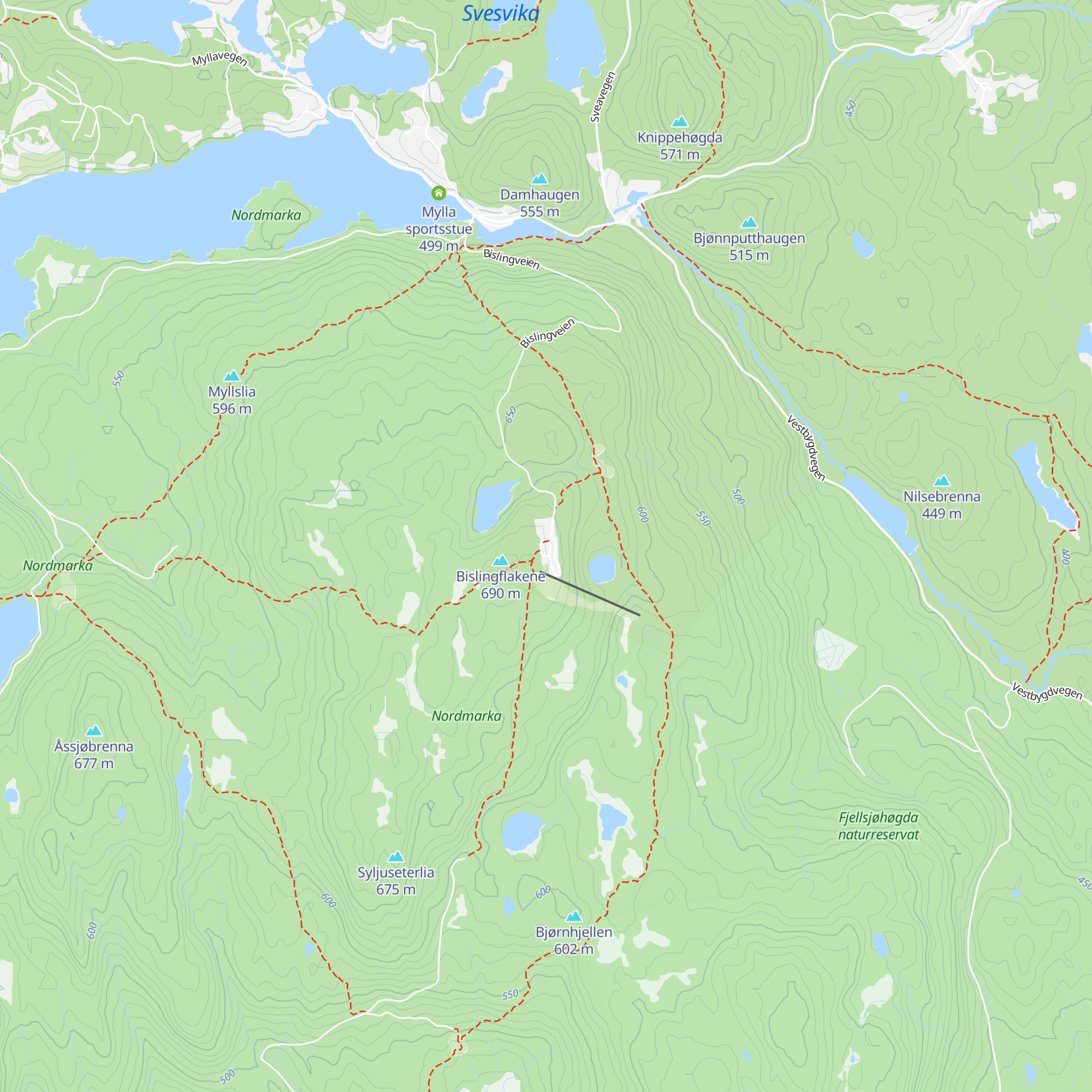 Bislingen Fjellstue map